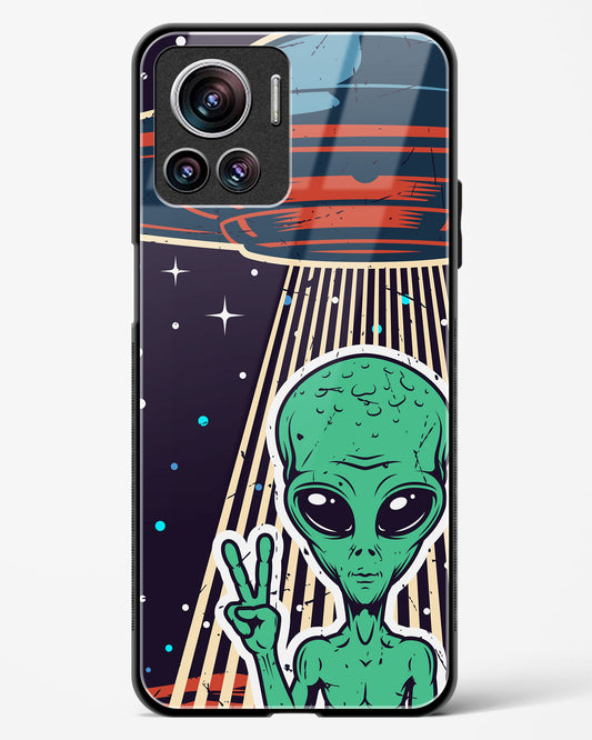 Alien Peace Glass Phone Case-Motorola Edge 30 Ultra