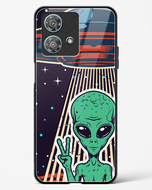 Alien Peace Glass Phone Case-Motorola Edge 40 Neo
