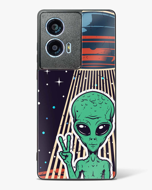Alien Peace Glass Phone Case-Motorola Edge 50 Fusion