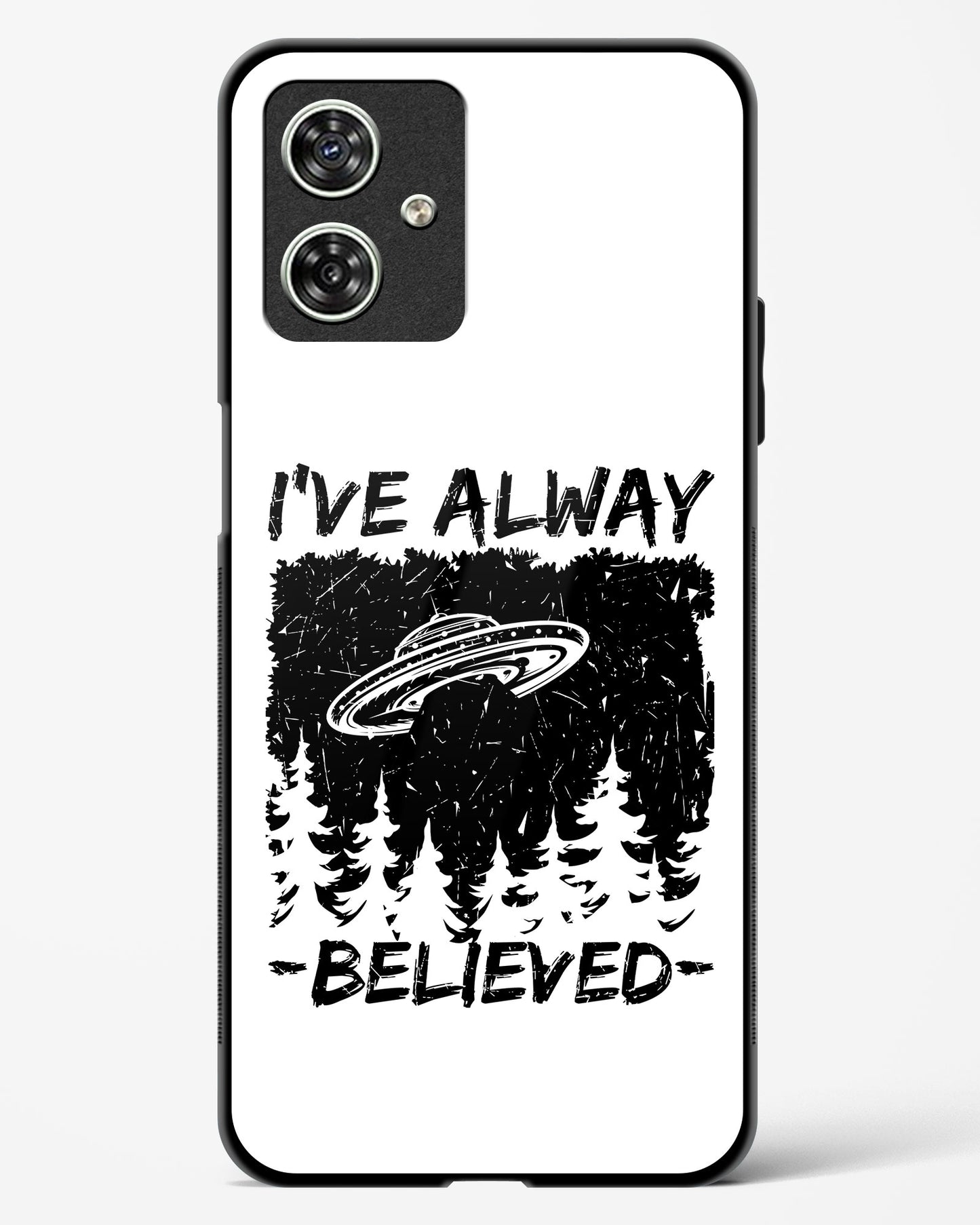 Alien Quoted Glass Phone Case-Moto G54 5G