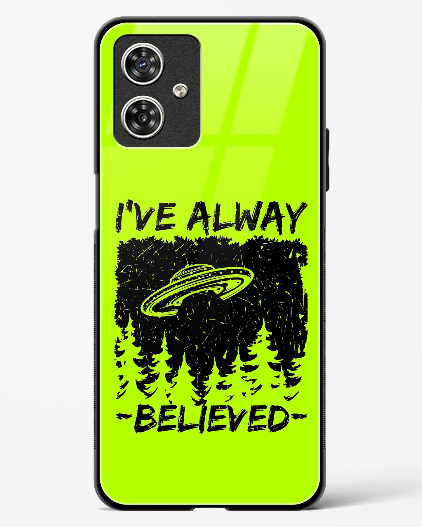 Alien Quoted Glass Phone Case-Moto G54 5G
