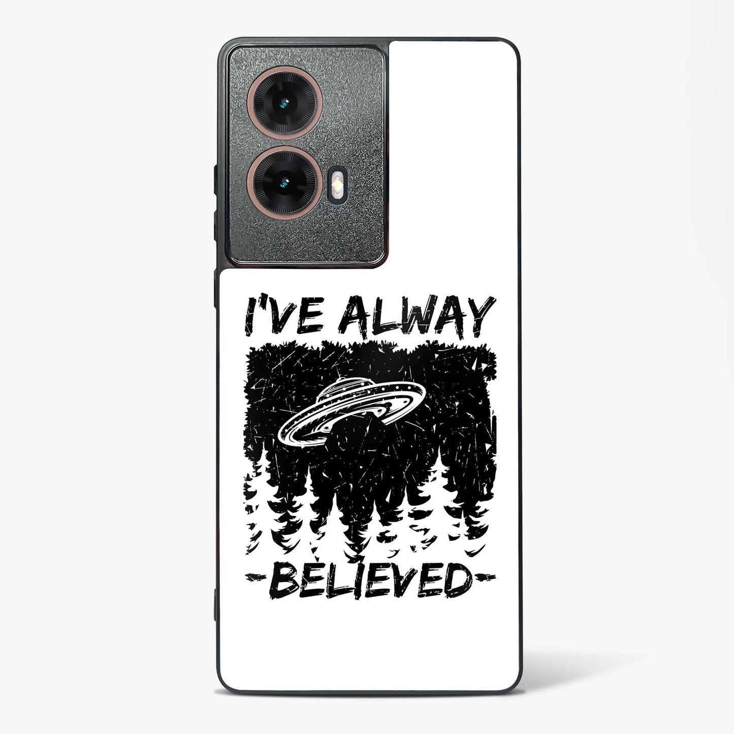 Alien Quoted Glass Phone Case-Moto G85 5G