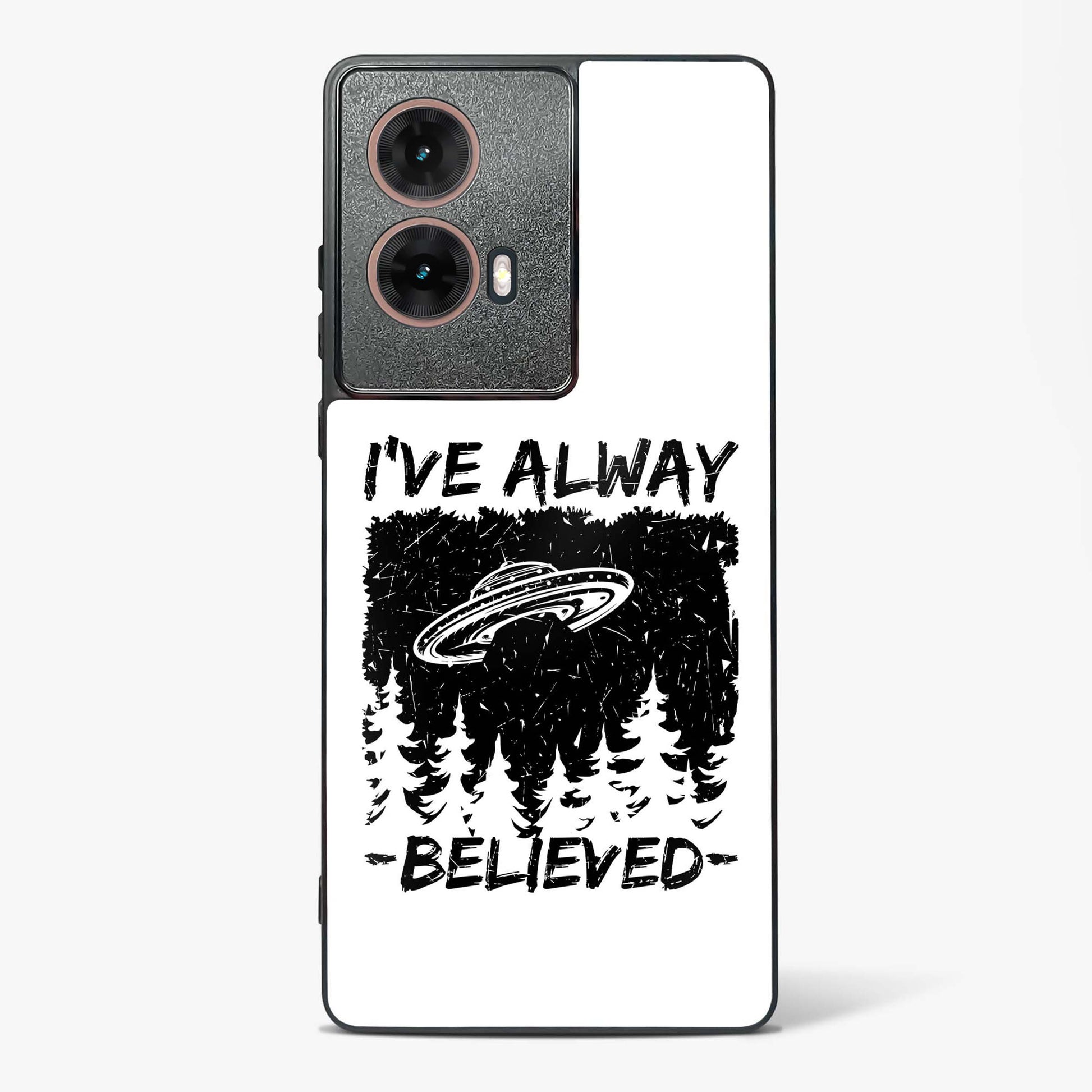 Alien Quoted Glass Phone Case-Moto G85 5G