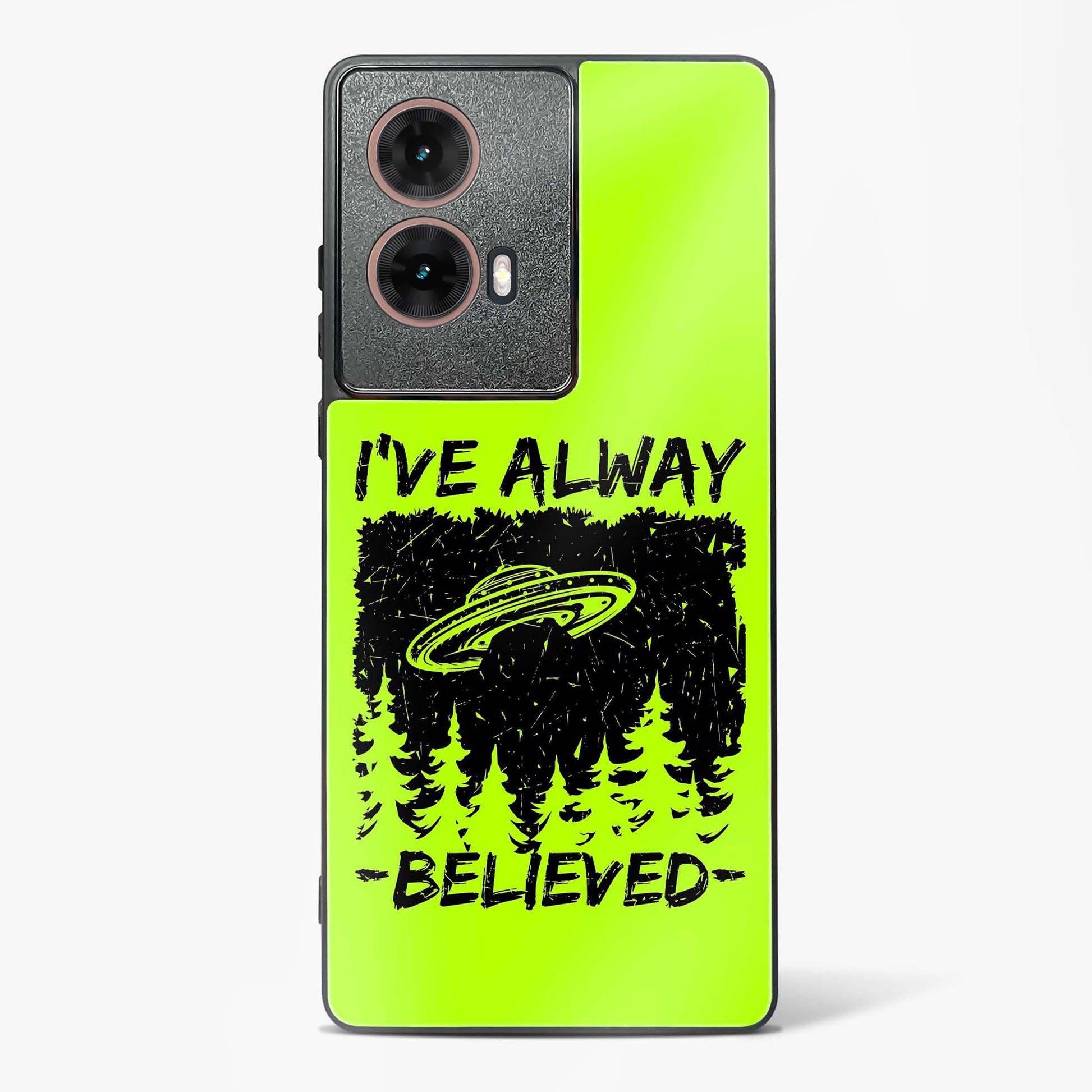 Alien Quoted Glass Phone Case-Moto G85 5G