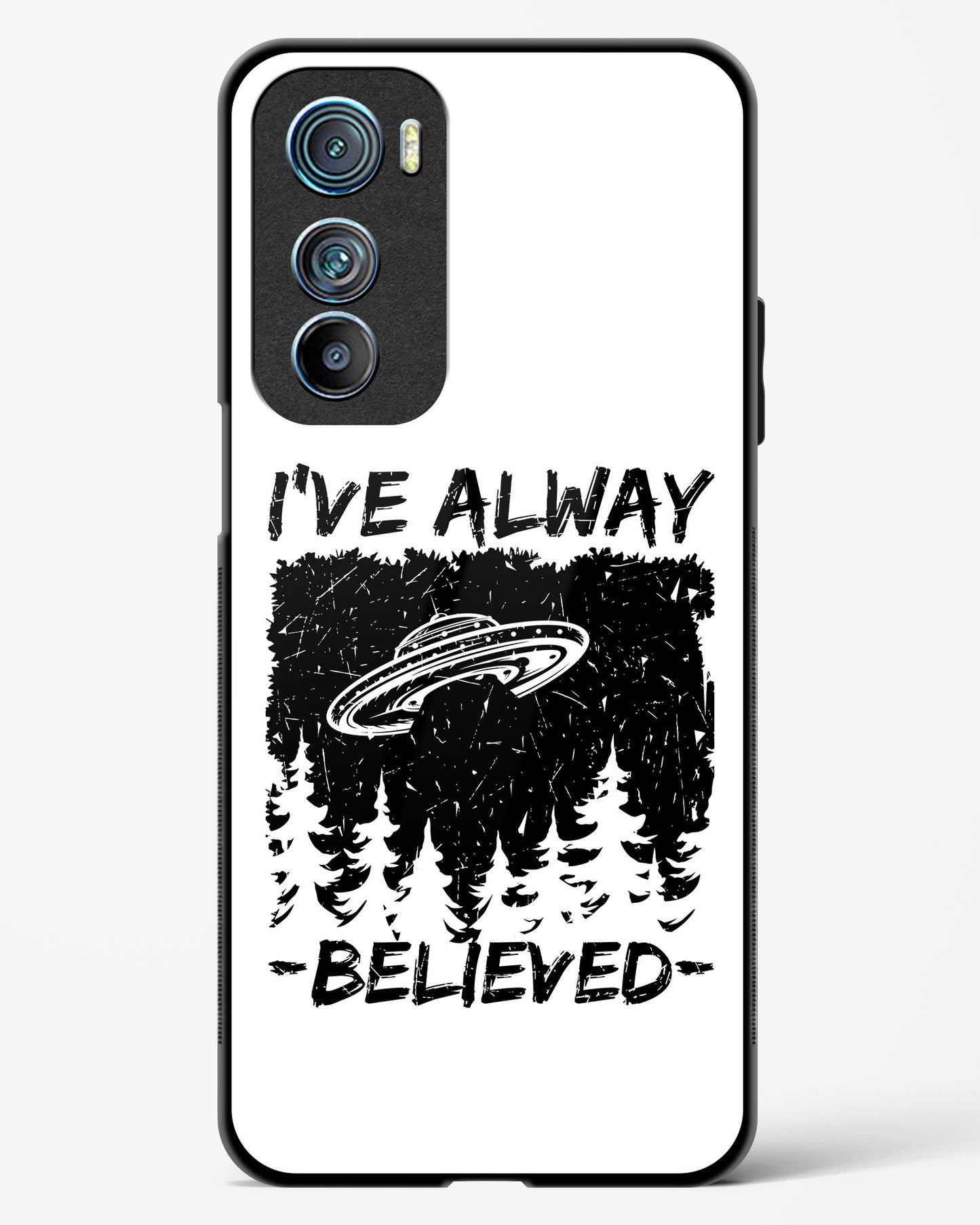Alien Quoted Glass Phone Case-Motorola Edge 30