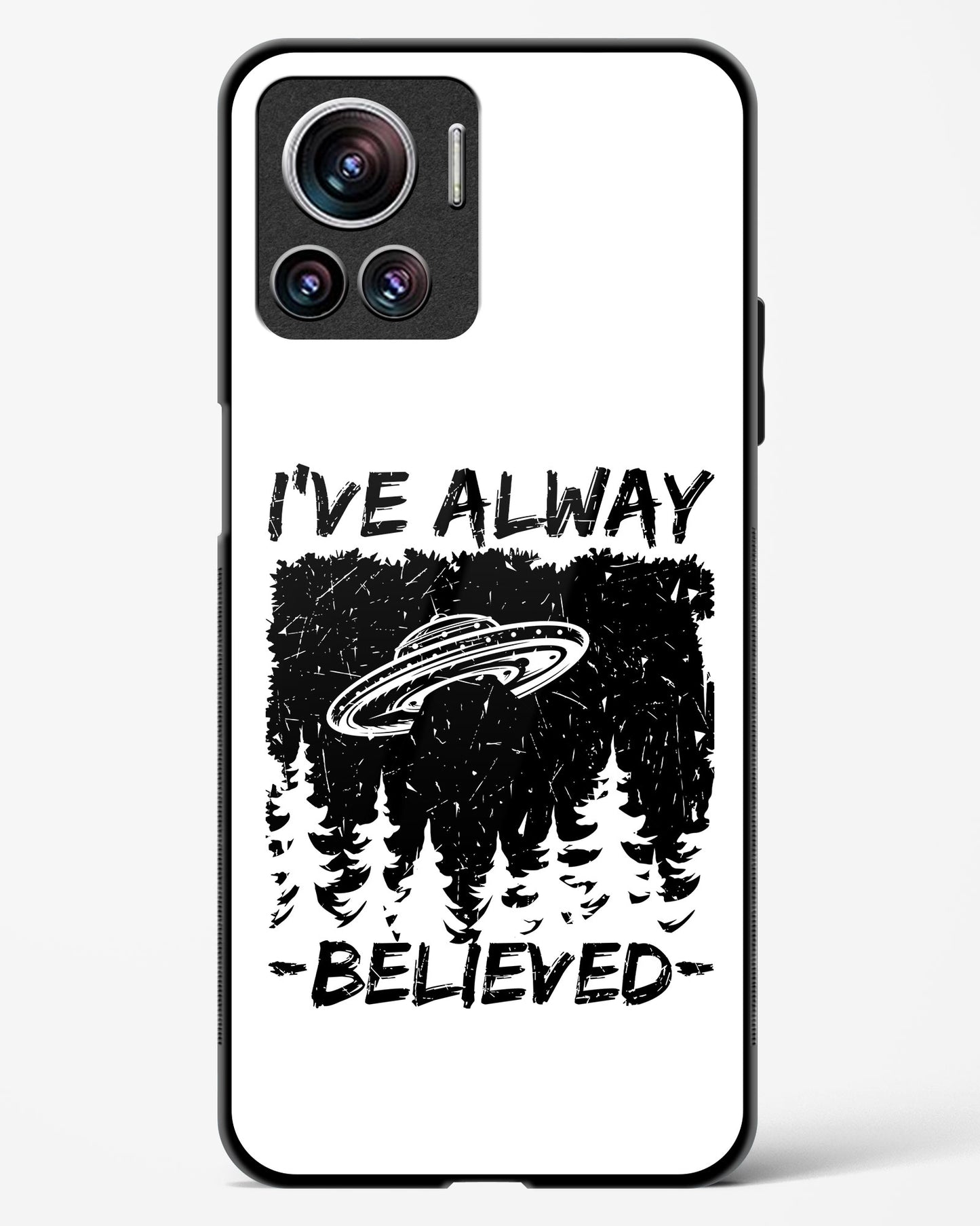 Alien Quoted Glass Phone Case-Motorola Edge 30 Ultra