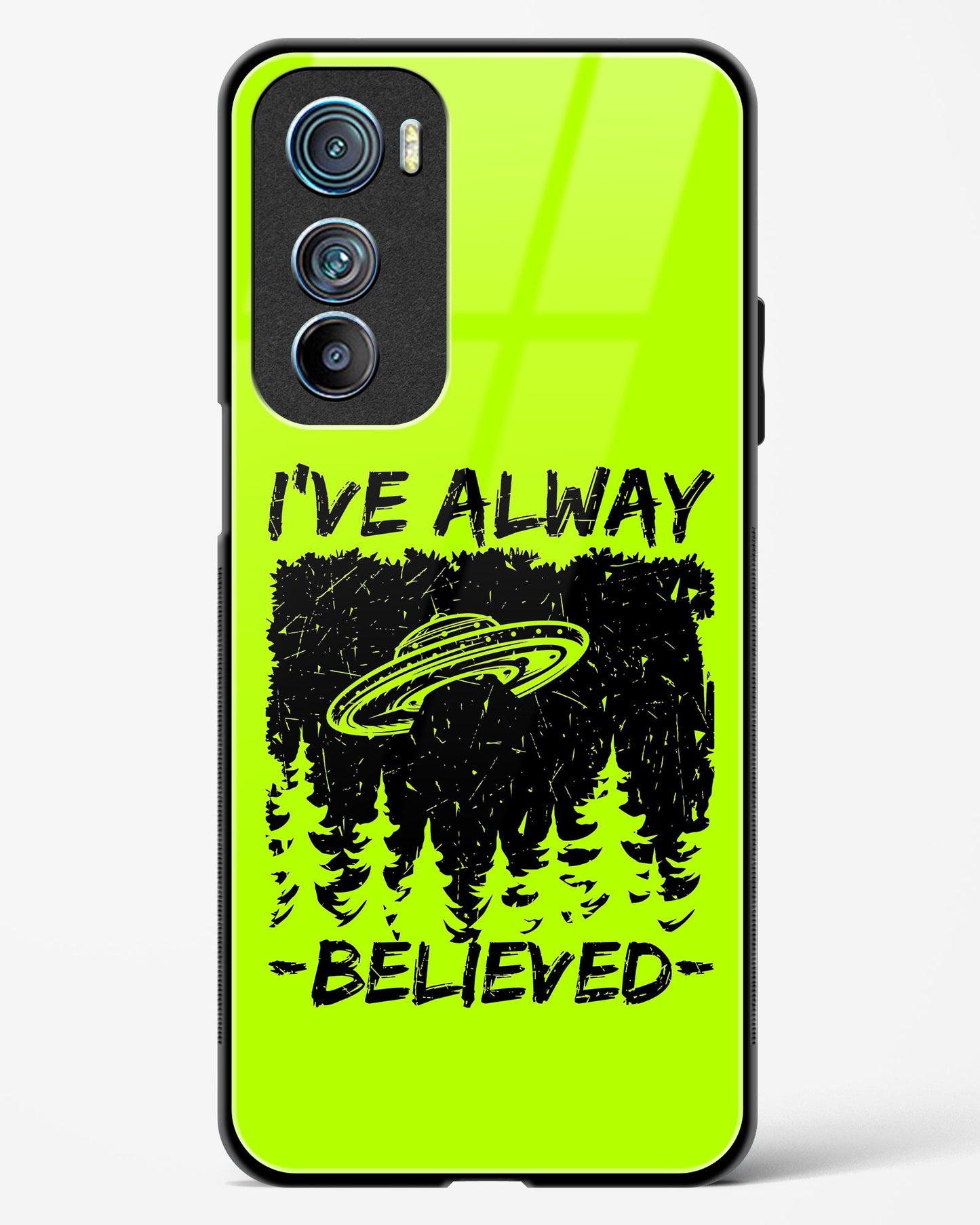 Alien Quoted Glass Phone Case-Motorola Edge 30