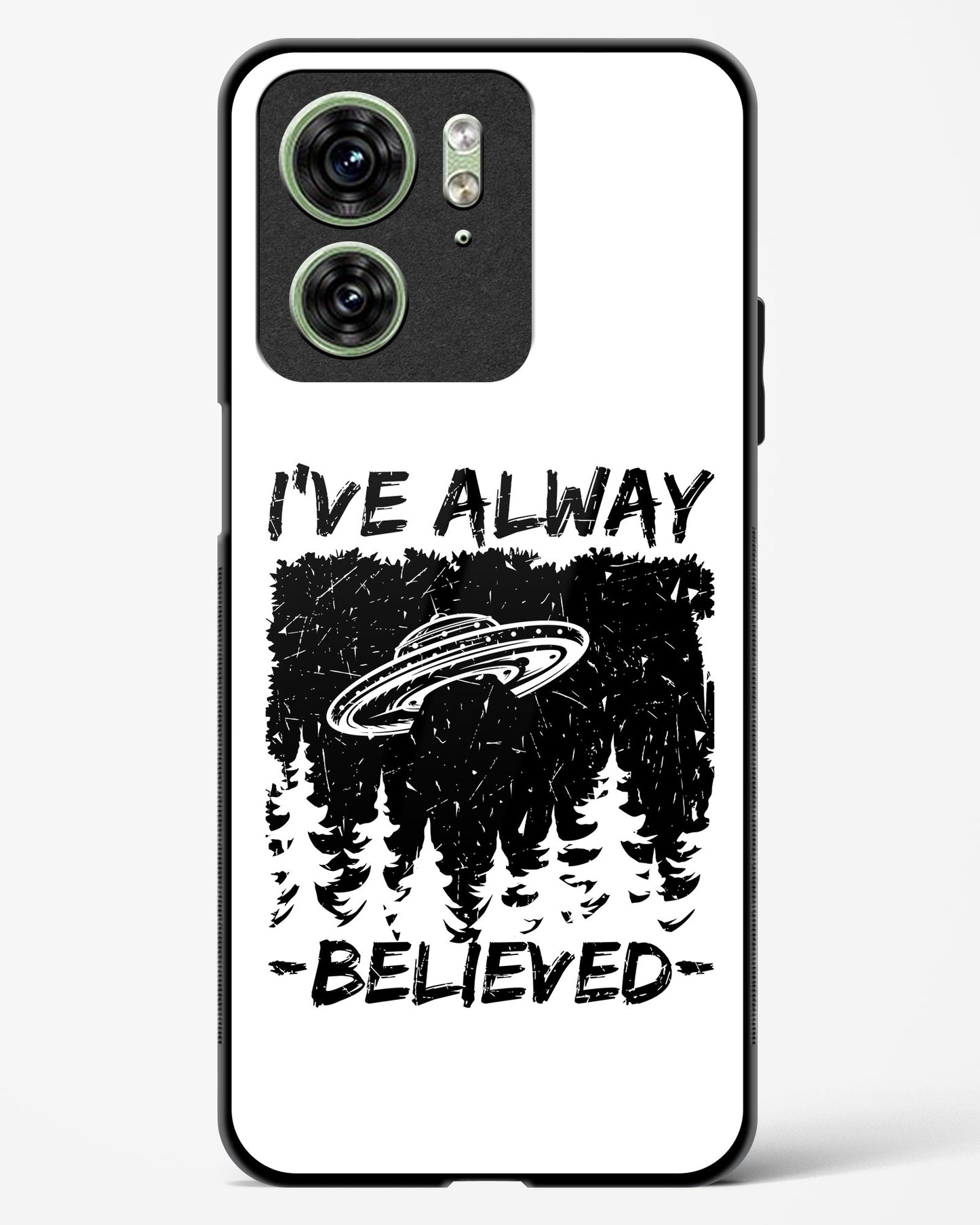 Alien Quoted Glass Phone Case-Motorola Edge 40