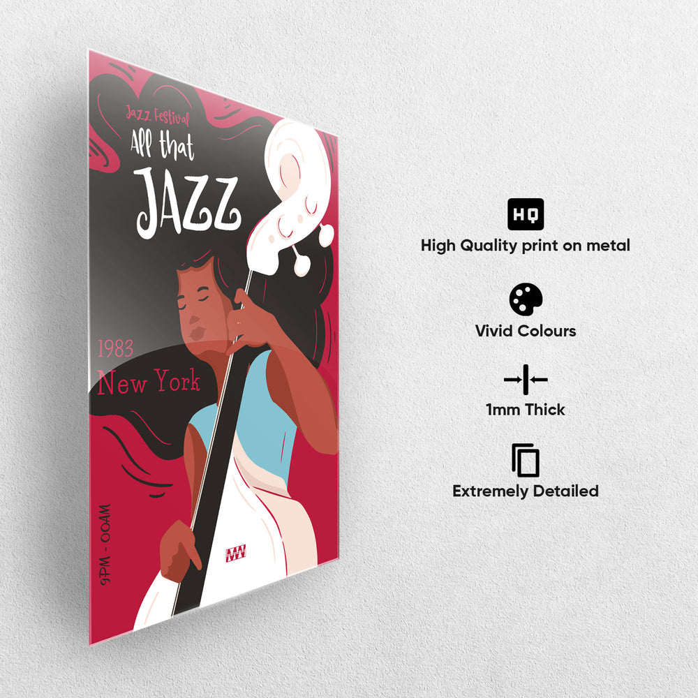 All That Jazz Festival Metal-Poster