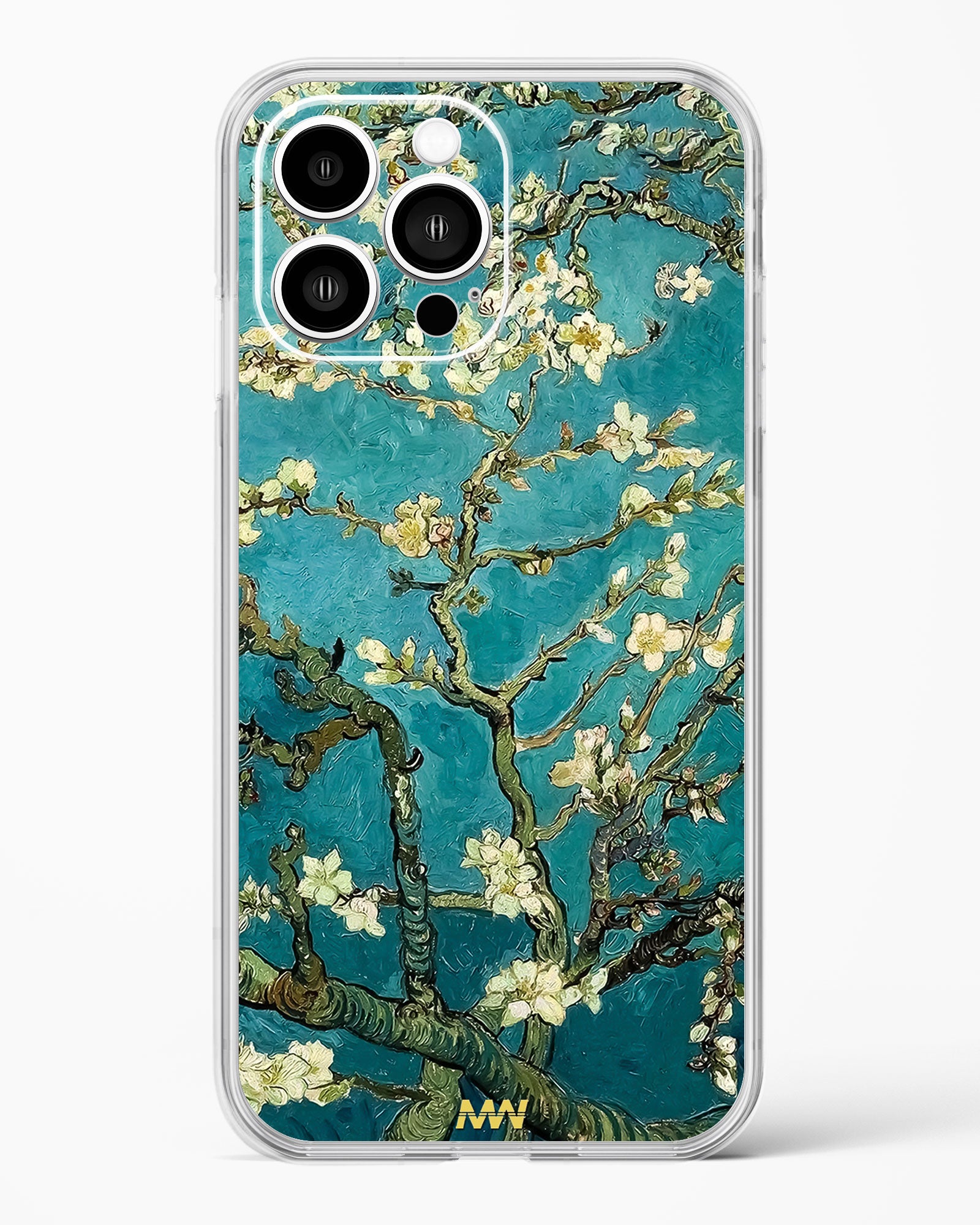 Almond Tree Bloom Clear Silicone Case