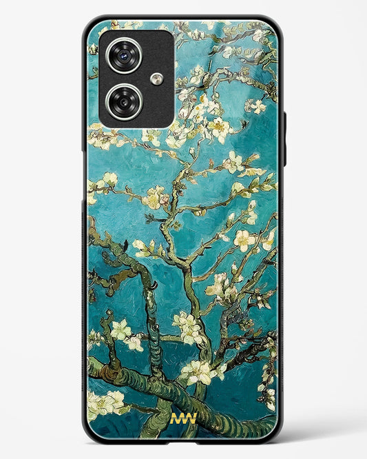 Almond Tree Bloom Glass Phone Case-Moto G54 5G