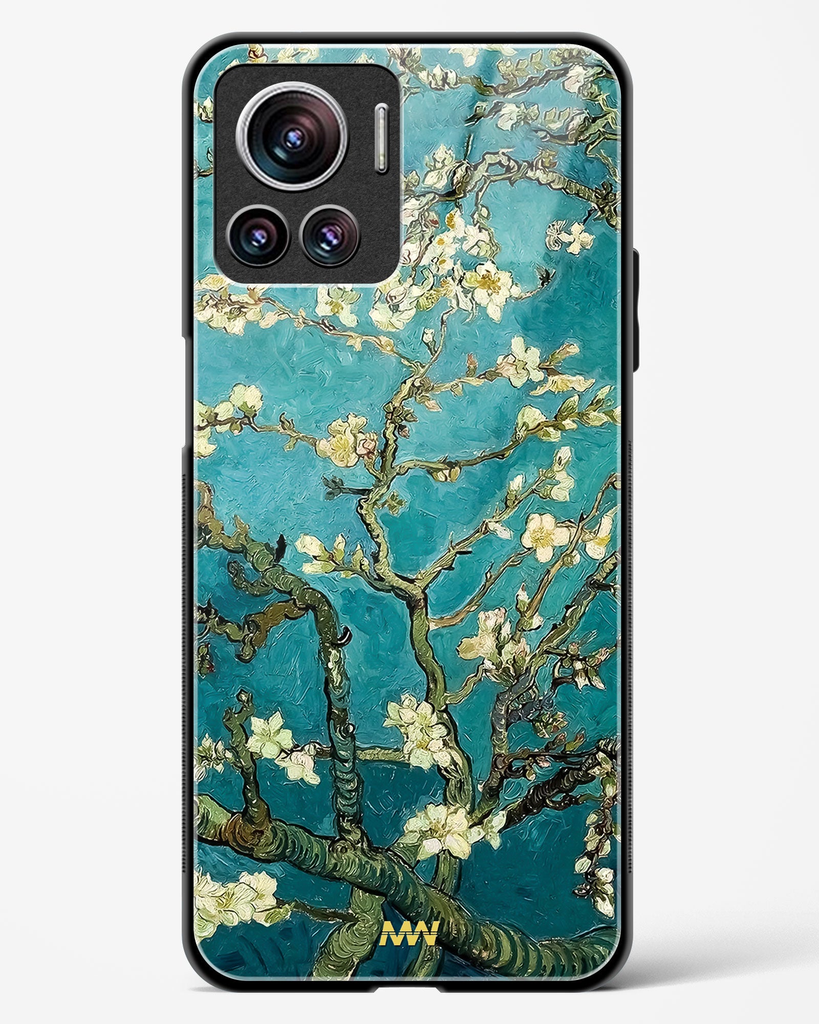 Almond Tree Bloom Glass Phone Case-Motorola Edge 30 Ultra