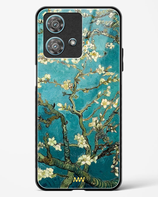 Almond Tree Bloom Glass Phone Case-Motorola Edge 40 Neo
