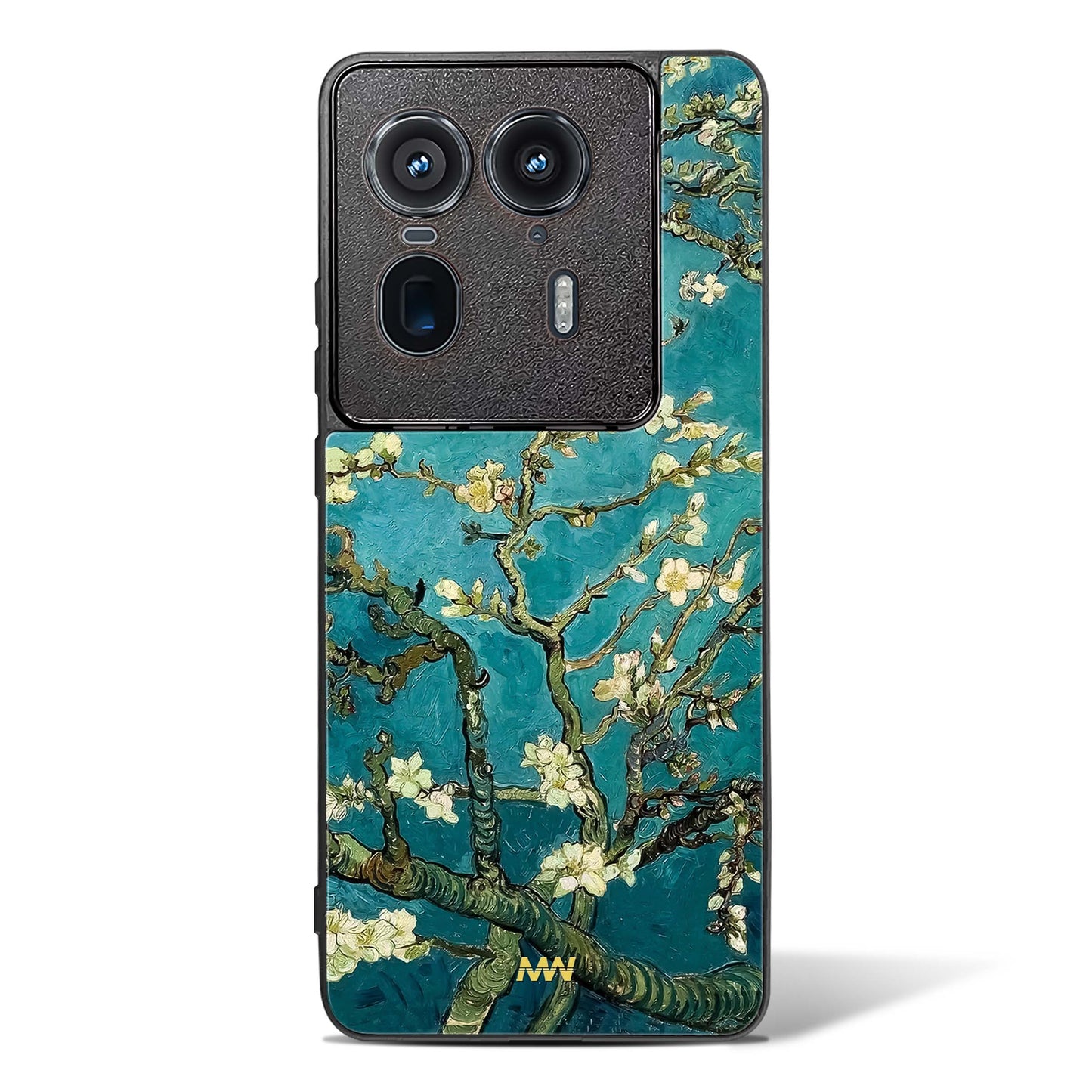 Almond Tree Bloom Glass Phone Case-Motorola Edge 50 Ultra