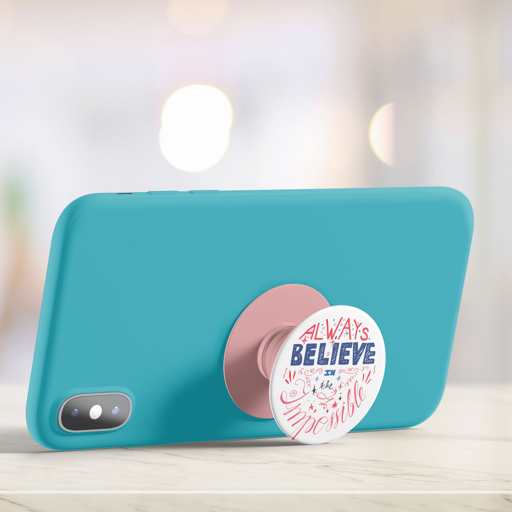 Always Believe Flat Pop Holder