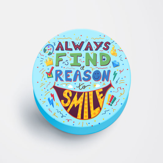 Always Smile Flat Pop Holder