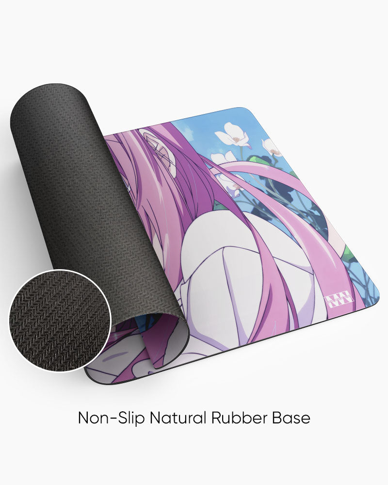 Anime Girl with Bunny Deskmat