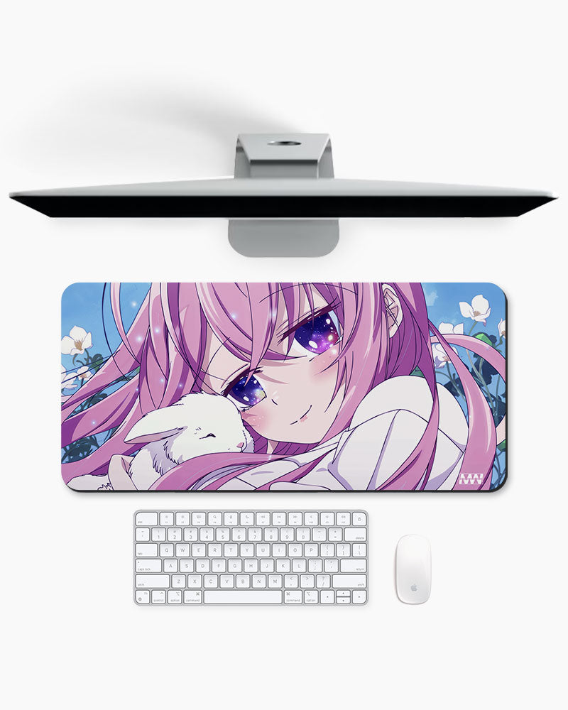 Anime Girl with Bunny