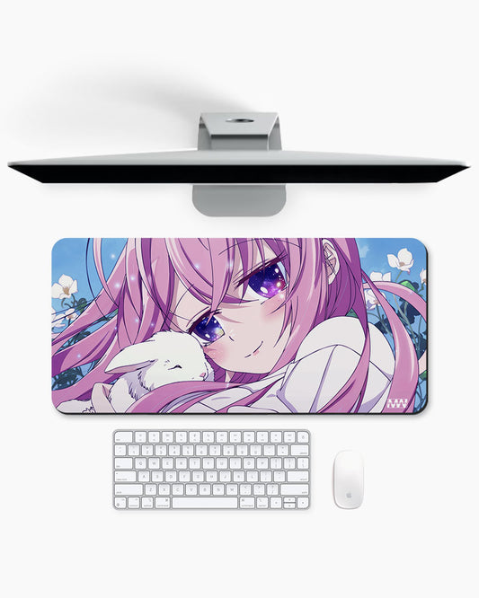 Anime Girl with Bunny