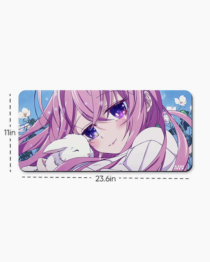 Anime Girl with Bunny