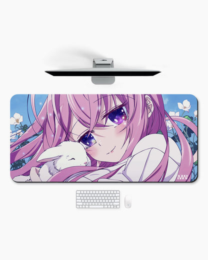 Anime Girl with Bunny