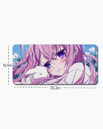 Anime Girl with Bunny