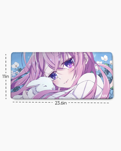 Anime Girl with Bunny