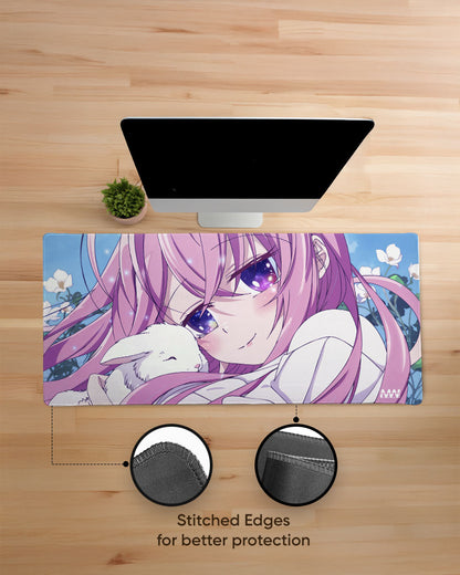 Anime Girl with Bunny