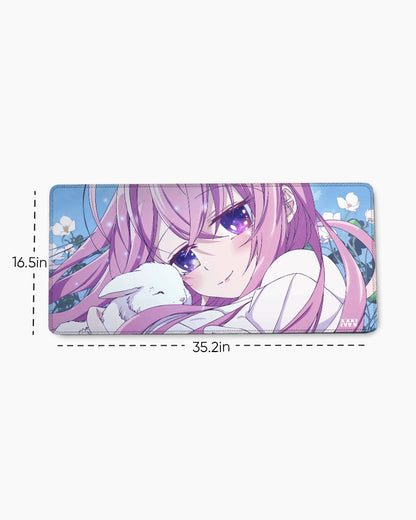 Anime Girl with Bunny