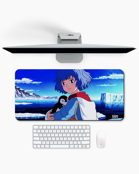 Anime & Penguin Adventure Deskmat