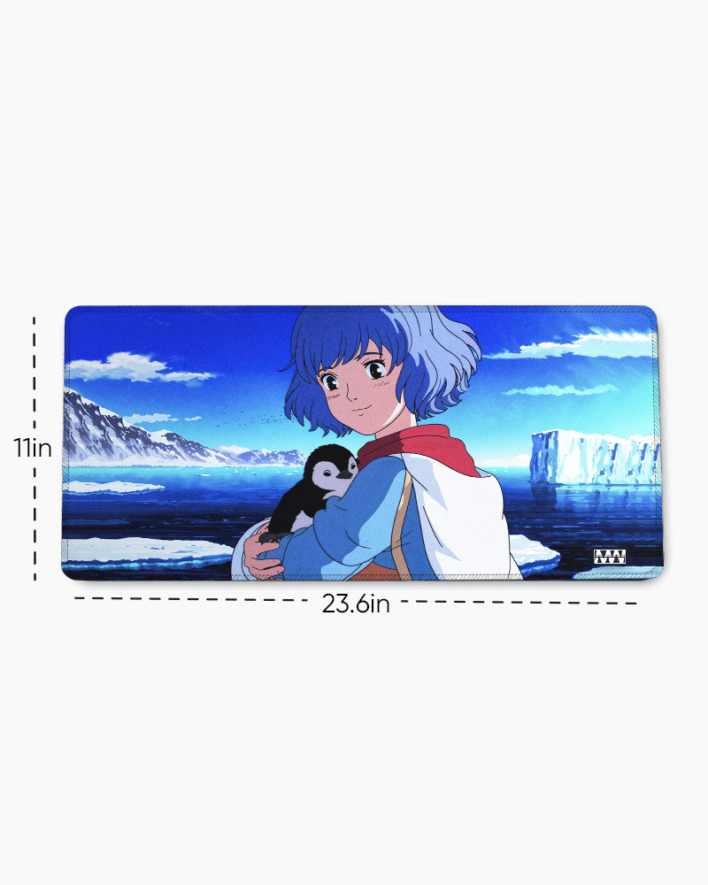 Anime & Penguin Adventure Deskmat
