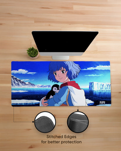 Anime & Penguin Adventure Deskmat