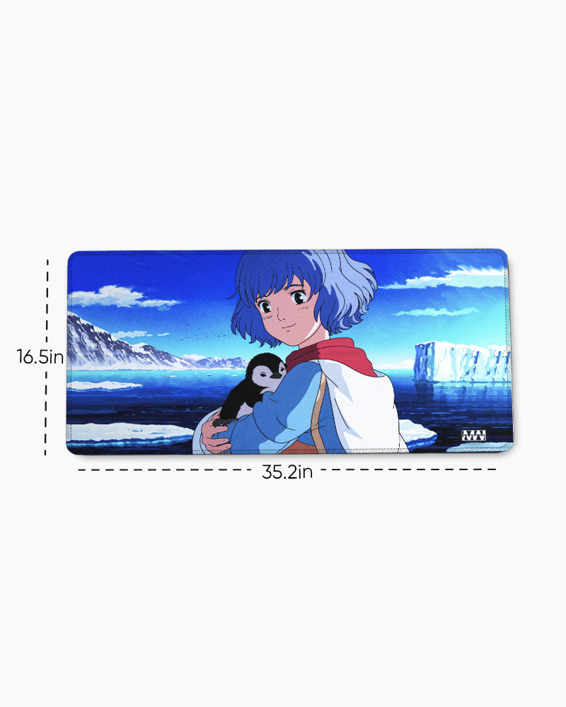 Anime & Penguin Adventure Deskmat