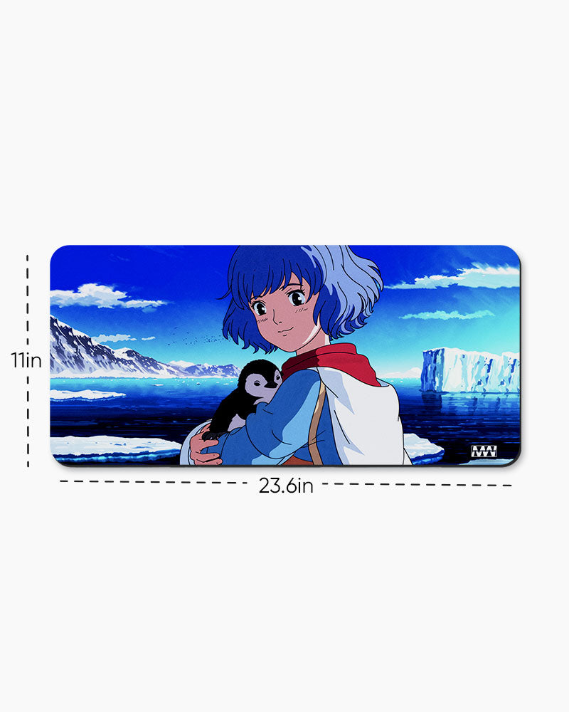 Anime & Penguin Adventure Deskmat