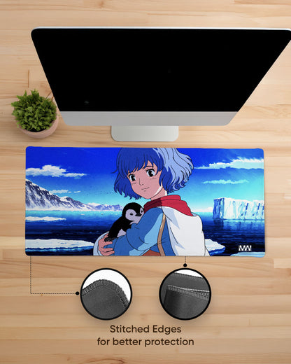 Anime & Penguin Adventure Deskmat