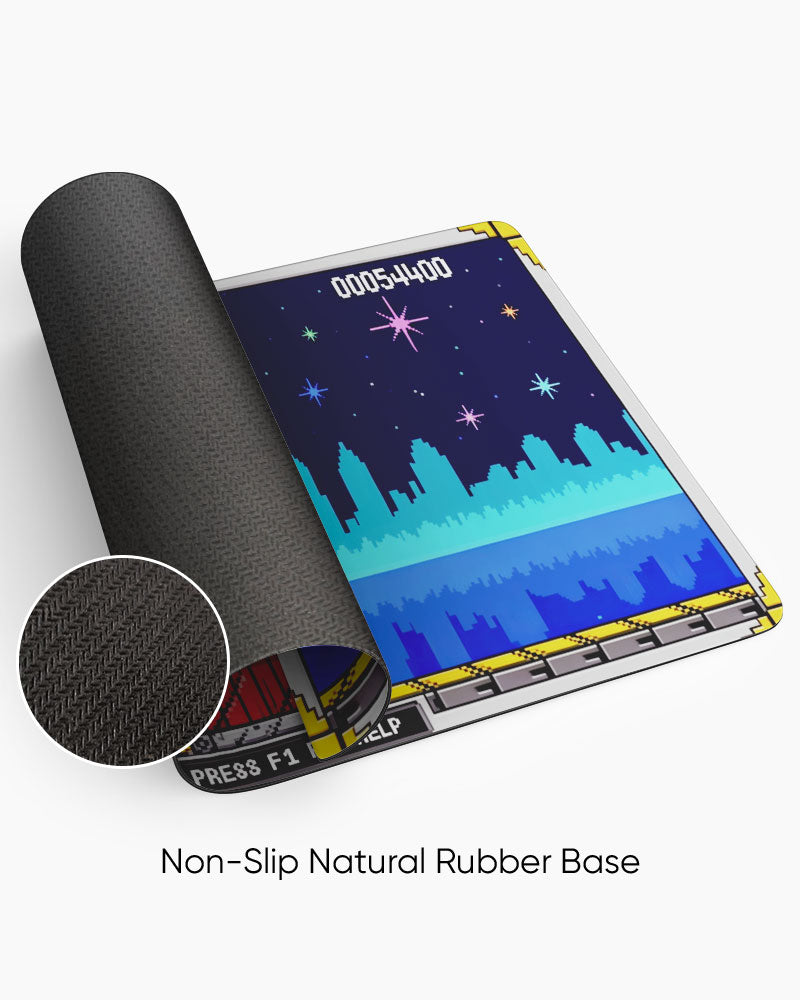 Arcade Nightscape Desk Mat