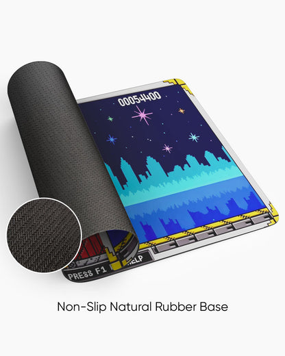 Arcade Nightscape Desk Mat