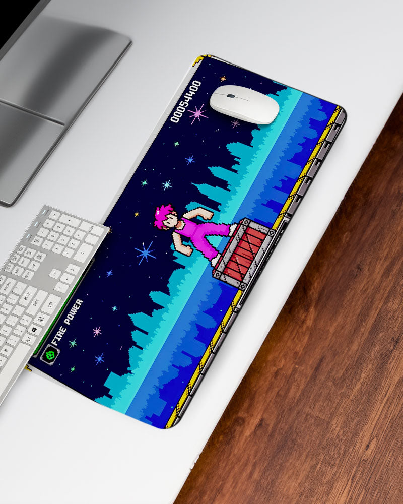 Arcade Nightscape Desk Mat
