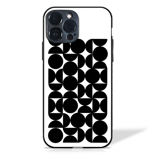 Geometric Echo – Bold Minimal Pattern Glass Case