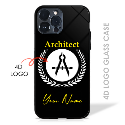 Your Name Dream Profession - 4D Logo Glass Case (20+ Professions)