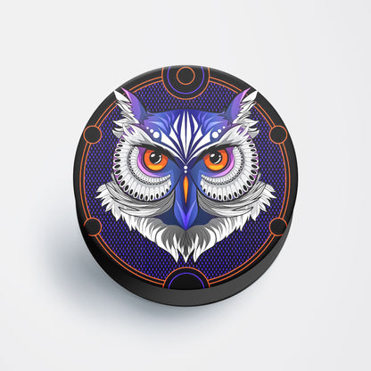 Artistic Owl Flat Pop Holder