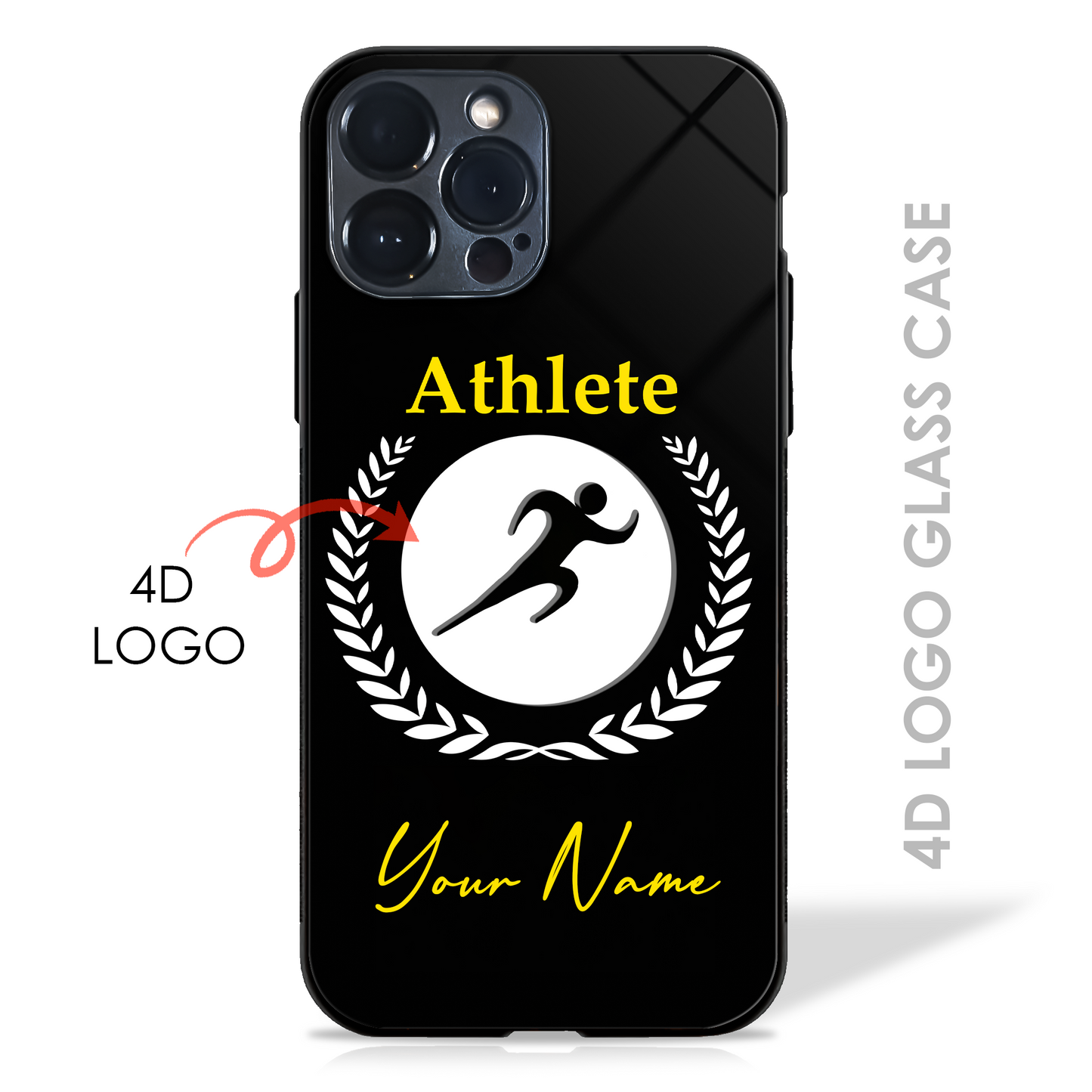 Your Name Dream Profession - 4D Logo Glass Case (20+ Professions)