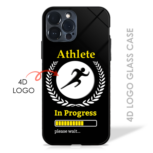 Athlete in Progress - 4D Logo Glass Case