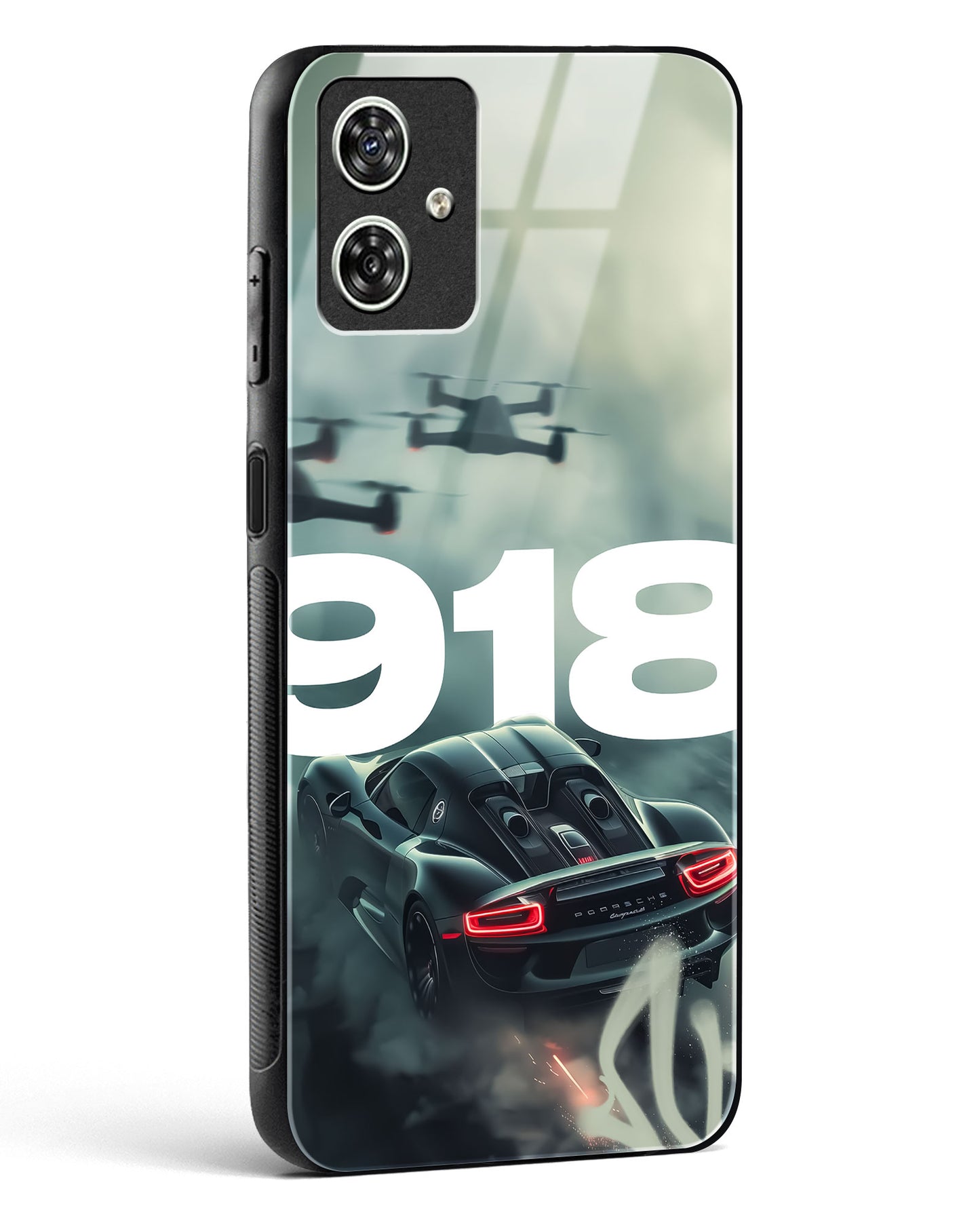 Automotive 918 Racing Glass Phone Case-Moto G54 5G