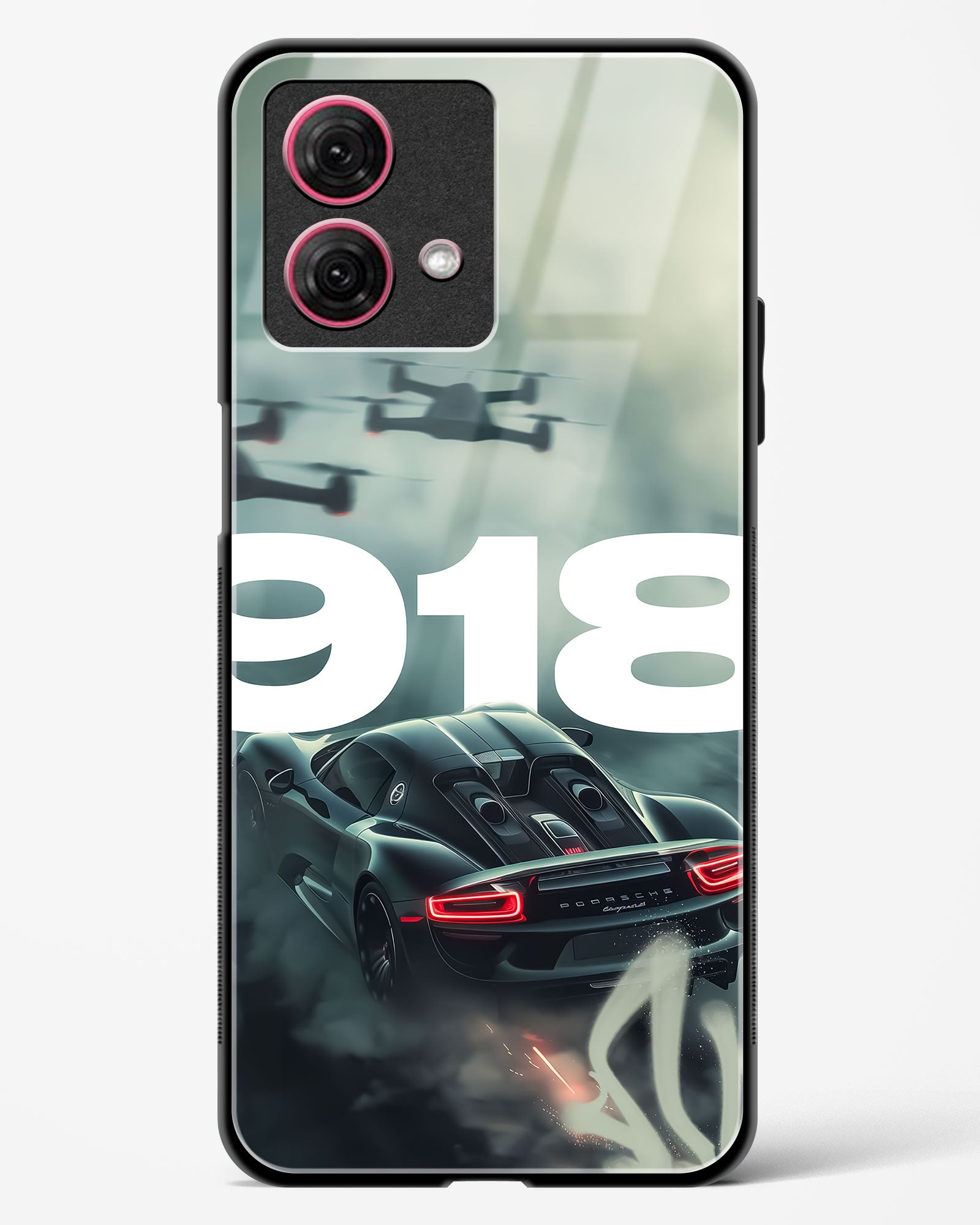 Automotive 918 Racing Glass Phone Case-Moto G84 5G