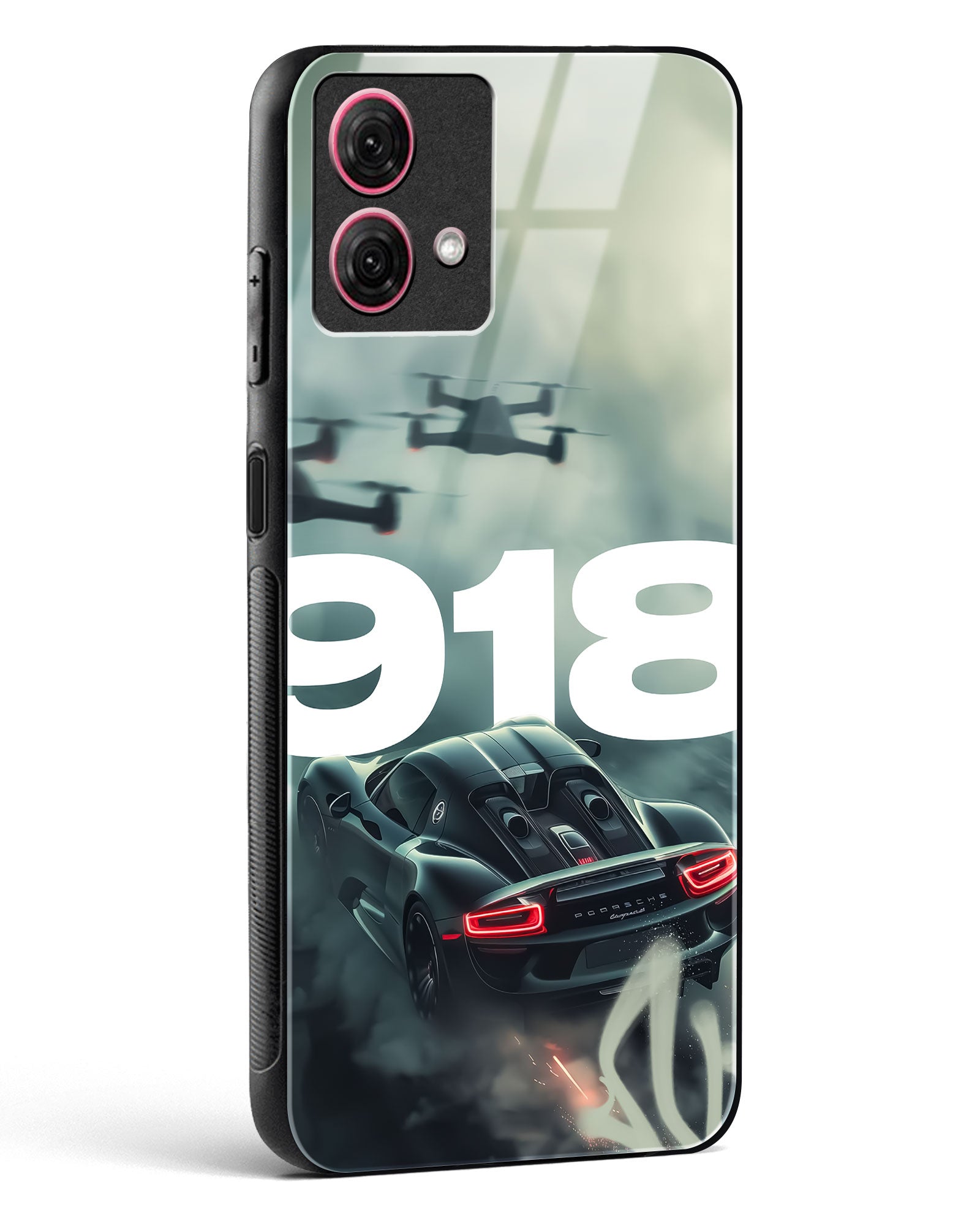 Automotive 918 Racing Glass Phone Case-Moto G84 5G