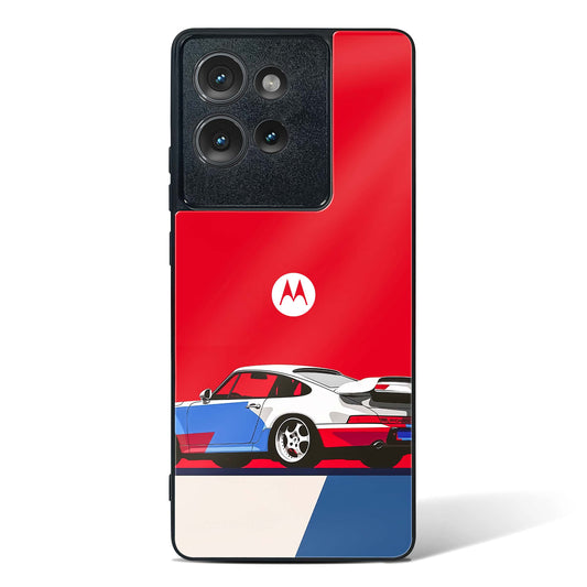 Automotive Racing Glass Phone Case-Motorola Edge 50