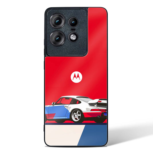 Automotive Racing Glass Phone Case-Motorola Edge 50 Pro