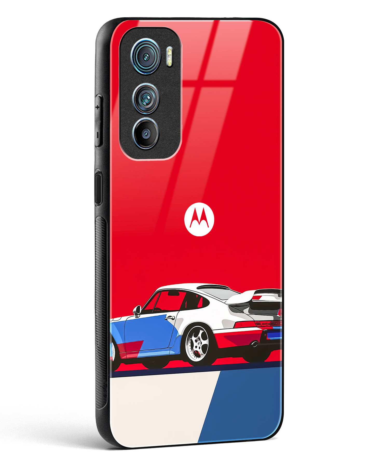 Automotive Racing Glass Phone Case-Motorola Edge 30