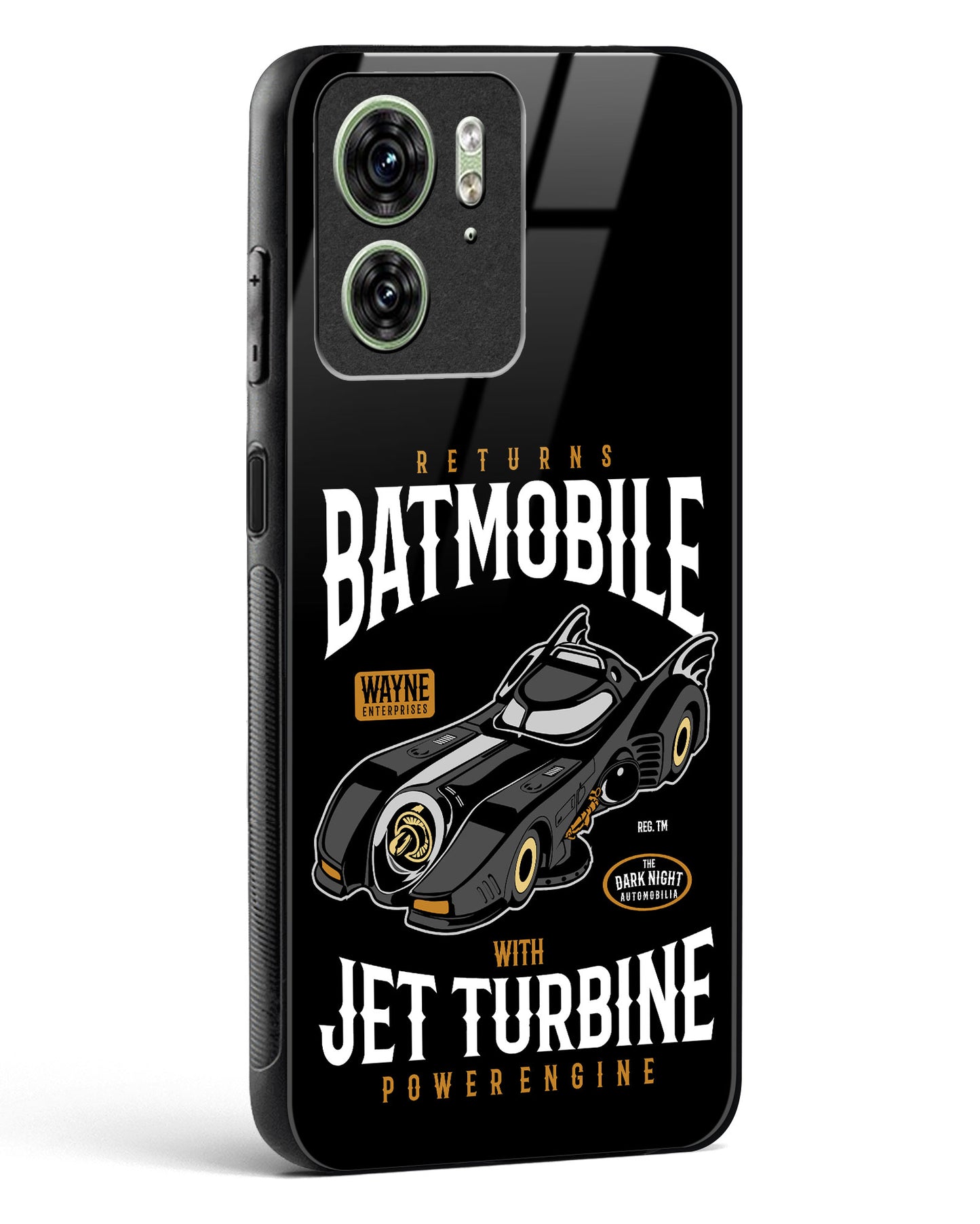 Batmobile Jet Turbine Glass Phone Case-Motorola Edge 40